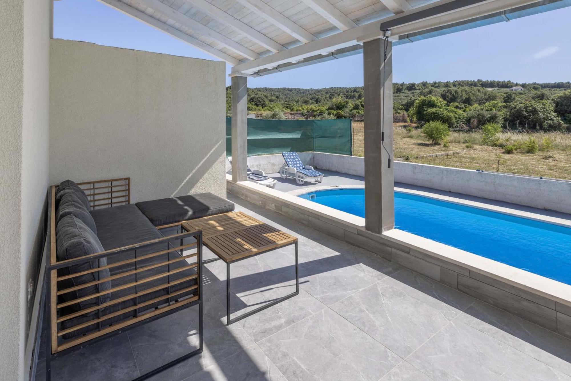 Villa Baras Garden - House With Pool Mirce 外观 照片
